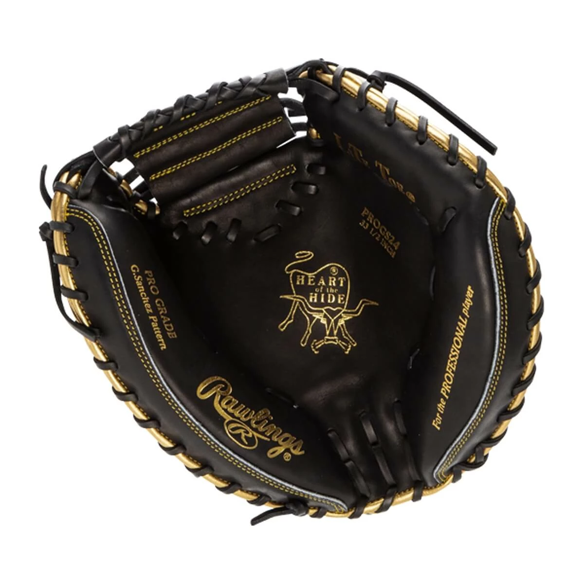 Rawlings Heart Of The Hide Gary Sanchez 33.5" Baseball Catcher's Mitt 4 Rawlings Heart Of The Hide Gary Sanchez 33.5" Baseball Catcher's Mitt - Image 2