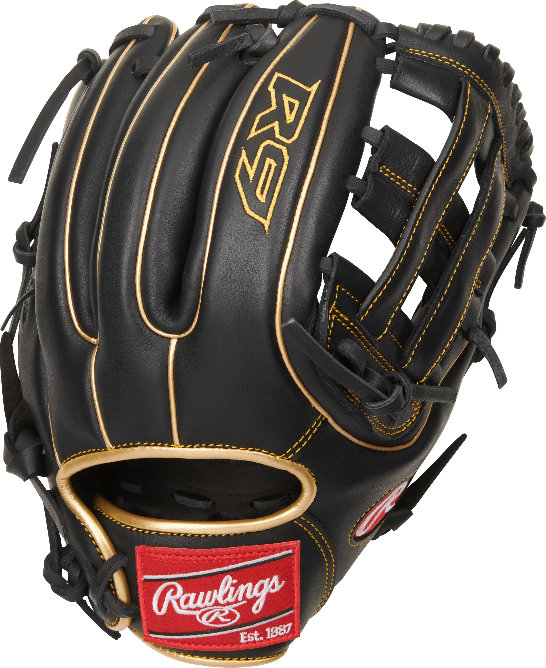Rawlings R9 11.75" Infield Baseball Glove: R9315-6BG 3 Rawlings R9 11.75" Infield Baseball Glove: R9315-6BG