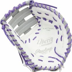 Rawlings Liberty Advanced Color Series 13" Fastpitch First Base Mitt: RLADCTSB (Multiple Colors) -Baseball Gloves Sales Store RLADCTSBWPG 1 png