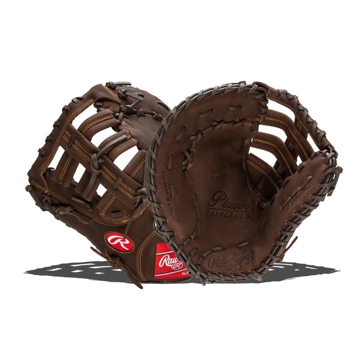 Rawlings Player Preferred 12.5" Baseball First Base Mitt 10 Rawlings Player Preferred 12.5" Baseball First Base Mitt - Image 8