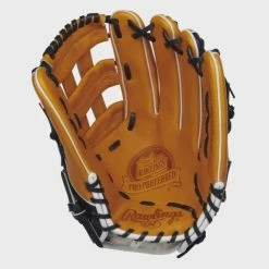 Rawlings Pro Preferred 12.75 Outfield Glove Tan/Navy -Baseball Gloves Sales Store rawlings rawlings pro preferred 1275 outfield glov 4