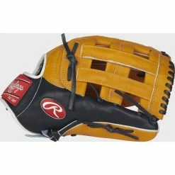 Rawlings Pro Preferred 12.75 Outfield Glove Tan/Navy -Baseball Gloves Sales Store rawlings rawlings pro preferred 1275 outfield glov 5